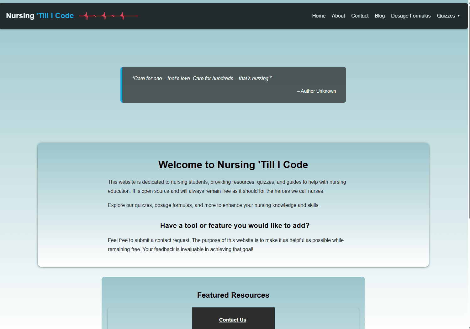 Nursing 'Till I Code screenshot